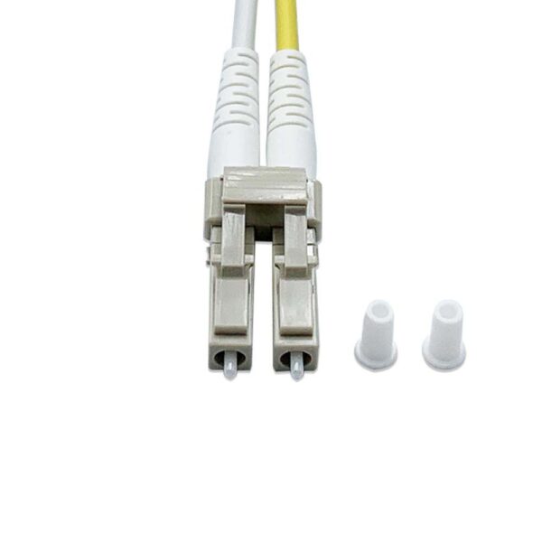 Multimode OM4 Duplex 50/125 OFNR Fiber Optic Patch Cable LC to LC