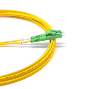 LC to SC Singlemode OS2 Duplex  9/125 OFNR Fiber Optic Patch Cable