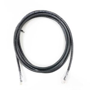 Cat6 U/UTP CM PVC Ethernet Patch Cable 28AWG – 0.3M, Black