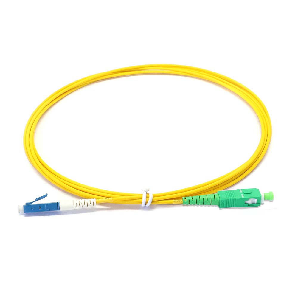 LC to SC Singlemode OS2 Simplex 9/125 LSZH Fiber Optic Patch Cable