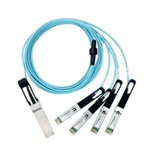 100G QSFP28 to 4*SFP28 主動式光纖纜線 (低煙無鹵)