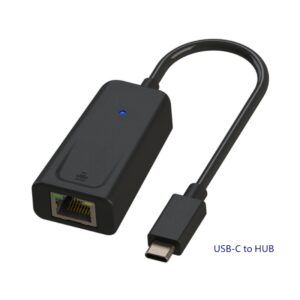 USB2.0/3.0/USB-C to Fast Ethernet/Gigabit Adapter L = 150mm
