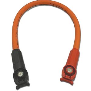 PSL200 Black Plug to PSL200 Orange Plug, 50mm2, Orange Cable, 1M