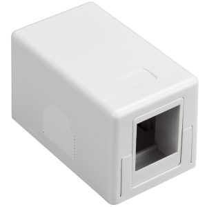 資訊插座盒帶插孔支架-1端口/2端口 – 1 Port