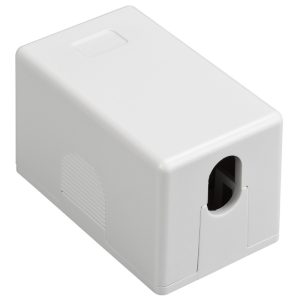 資訊插座盒帶插孔支架-1端口/2端口 – 2 Ports
