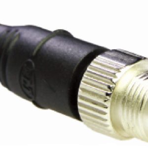 Waterproof Cable M12 D-Code 4 Pin Plug Male Contact to Open 1M