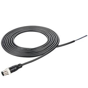 Waterproof Cable M12 A-Code 4 Pin Plug Male Contact to Open 1M