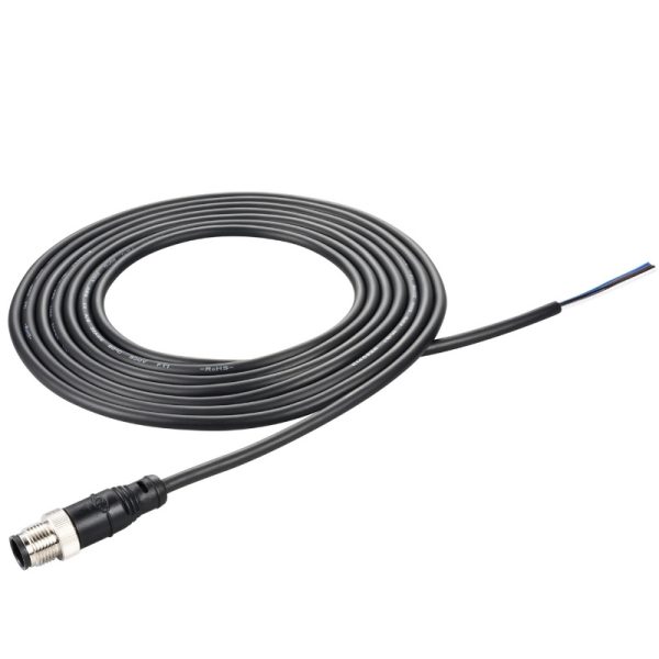 Waterproof M12 A-Code 4pin Plug Male Cable to open