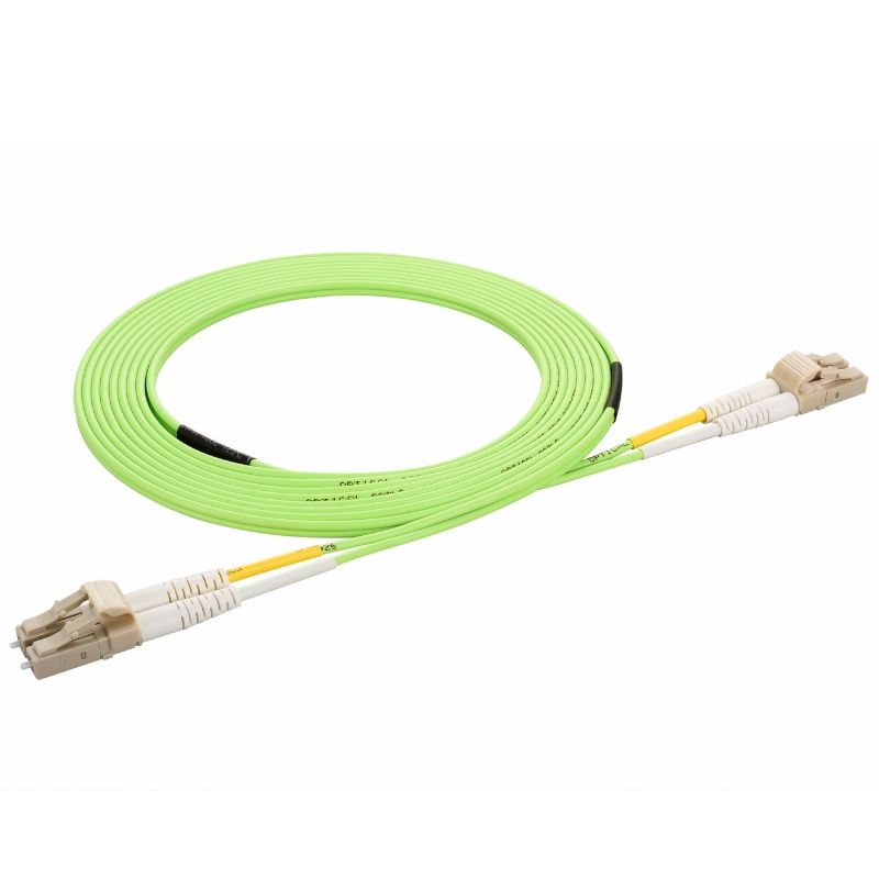 LC to LC Multimode OM5 Duplex 50/125 OFNR Fiber Optic Patch Cable – 1M