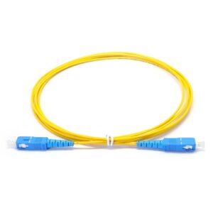 SC to SC Singlemode OS2 Simplex 9/125 LSZH Fiber Optic Patch Cable