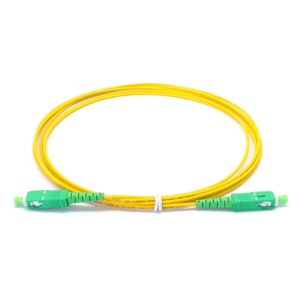 SC to SC Singlemode OS2 Simplex  9/125 LSZH Fiber Optic Patch Cable – 1M