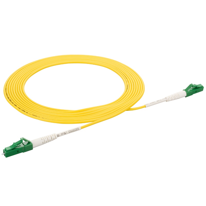 LC to LC Singlemode OS2 Simplex  9/125 OFNR Fiber Optic Patch Cable – 1M
