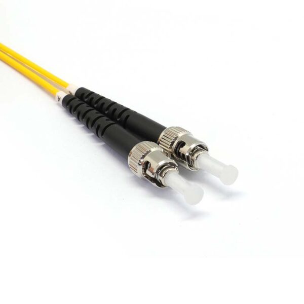 Singlemode OS2 Duplex  9/125 OFNR Fiber Optic Patch Cable ST to ST