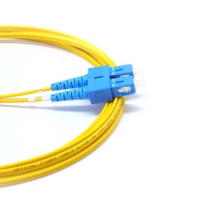SC to SC Singlemode OS2 Duplex  9/125 LSZH Fiber Optic Patch Cable