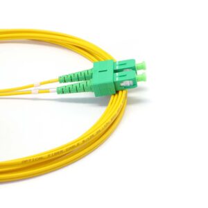 SC to SC Singlemode OS2 Duplex  9/125 LSZH Fiber Optic Patch Cable