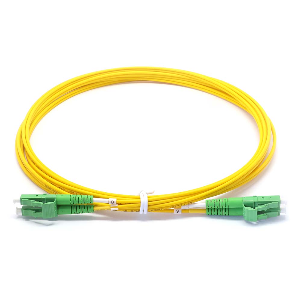 LC to LC Singlemode OS2 Duplex  9/125 OFNR Fiber Optic Patch Cable – 1M