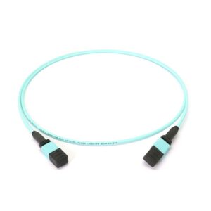 MPO to MPO Female 8 Fibers OM3 OFNP Multimode Trunk Cable