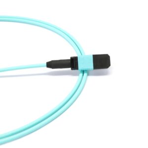MPO to MPO Female 8 Fibers OM3 LSZH Multimode Trunk Cable