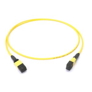 MPO to MPO (Low Loss) Female 12 Fibers OS2 LSZH Singlemode Trunk Cable – 1M, Type A
