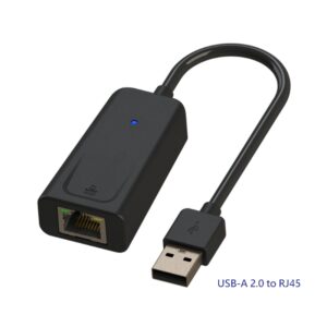 USB2.0/USB3.0/Type C to Fast Ethernet/Gigabit Adapter L = 150mm – USB2.0 to Fast Ethernet