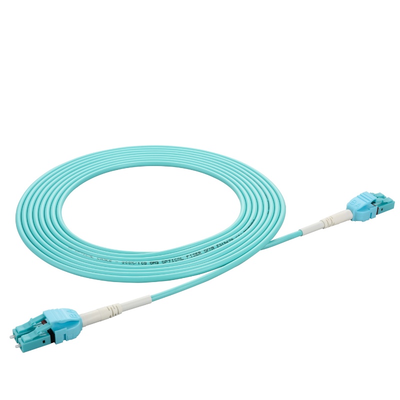 LC to LC Uniboot Multimode OM3 Duplex 50/125 OFNR Fiber Optic Patch Cable – 7M