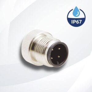 Waterproof M12 series 4 Pin Plug  male – Waterproof Series Connector