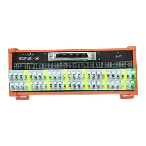 Terminal block(Servo I/O Control and Wire-saving Module) 50pin Magic Color Wire-saving – Terminal block module