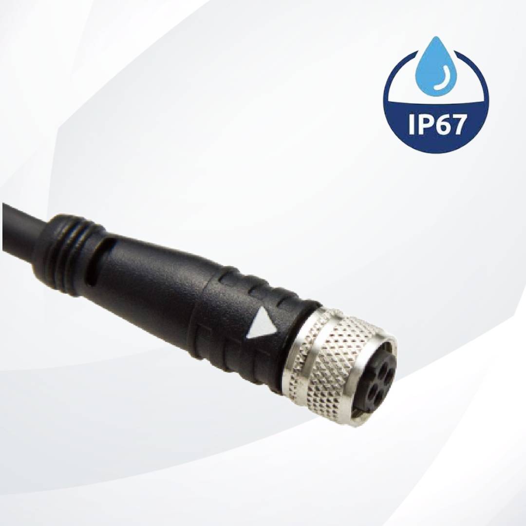 M8 Plug 4pin Female Contact to Open 3M Cable