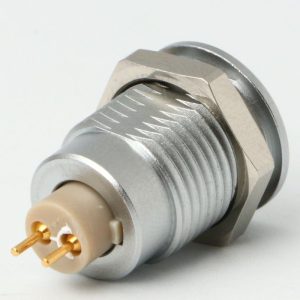 1B Metal Series, 10 Pin, Receptacle, Female Contact, Fixed Socket, Solder, Snap Latch, IP50 (Mating) Connector