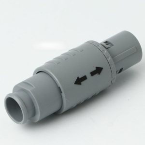 2P Plastic Series, Grey, 26 Pin, Plug, Male Contact, Straight, Solder, Snap Latch, IP50 (Mating) Connector