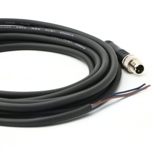 Waterproof Cable M8 Plug 3 Pin Male Contact to Open 3M