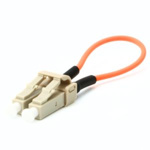 LC/UPC PVC MM 62.5/125um 2.0mm Simplex Fiber Loopback, OR
